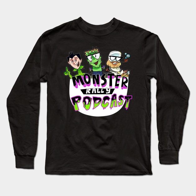 Monster Rally Podcast Logo Long Sleeve T-Shirt by Monster Rally Podcast 